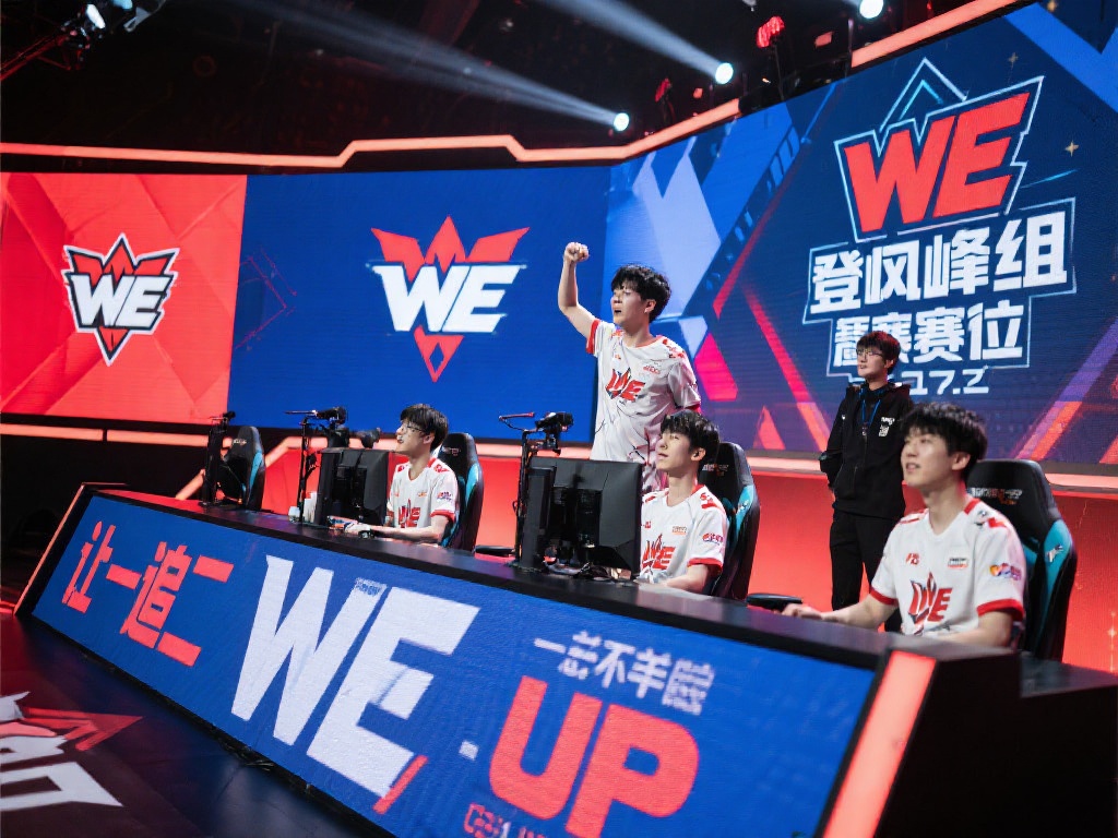 WE让一追二复仇成功,夺登峰组最后席位 在群雄逐鹿的赛场上,每一次逆风翻盘都令人